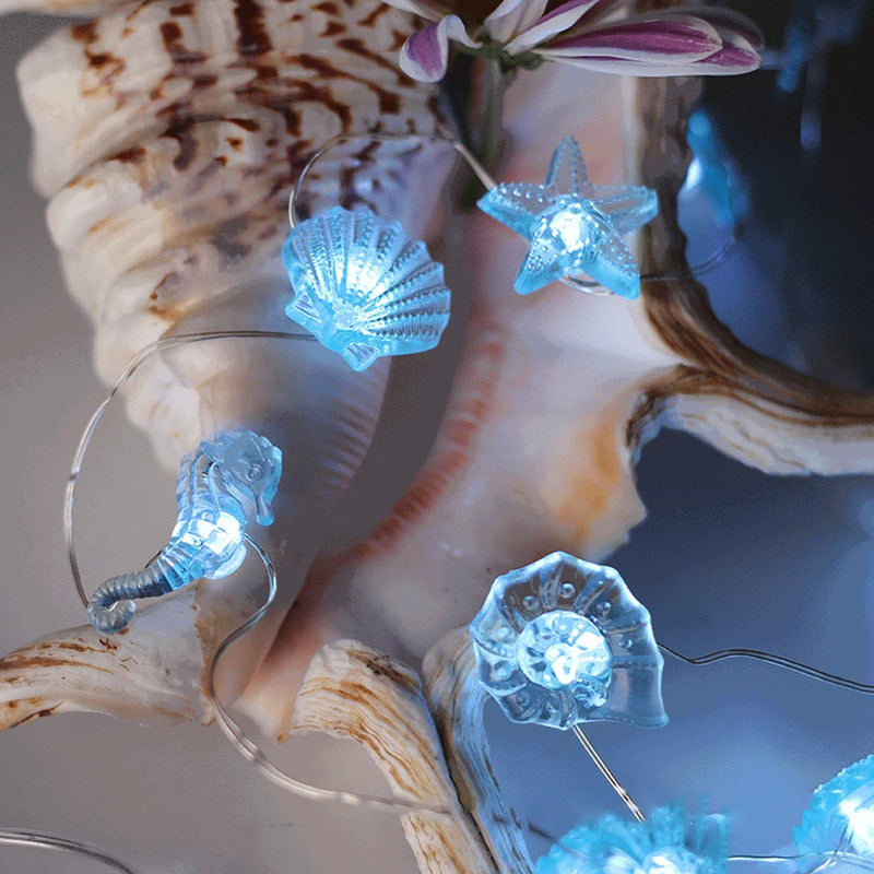 2m 20LED Seashell Starfish Sea String Lights Prom™