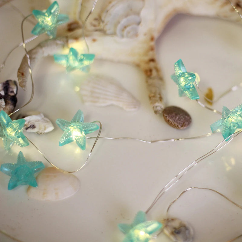 2m 20LED Seashell Starfish Sea String Lights Prom™