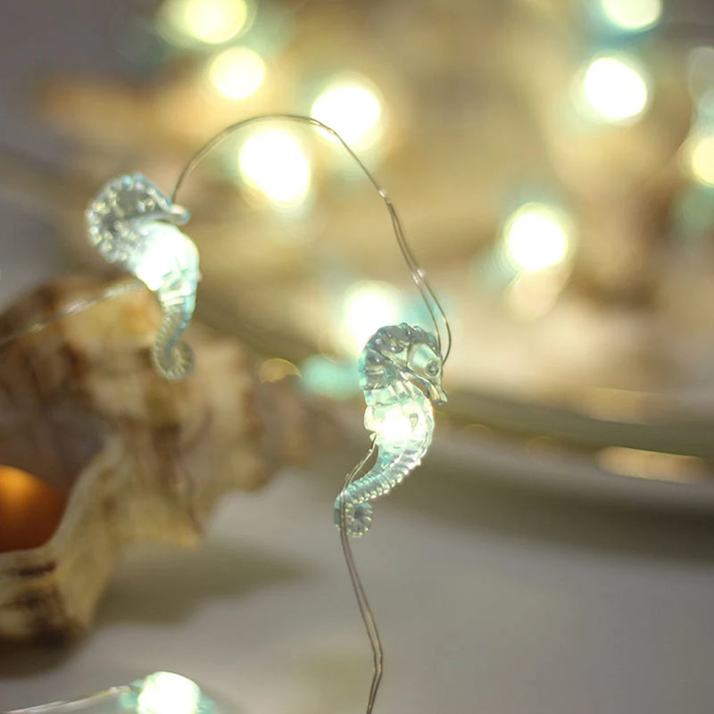 2m 20LED Seashell Starfish Sea String Lights Prom™