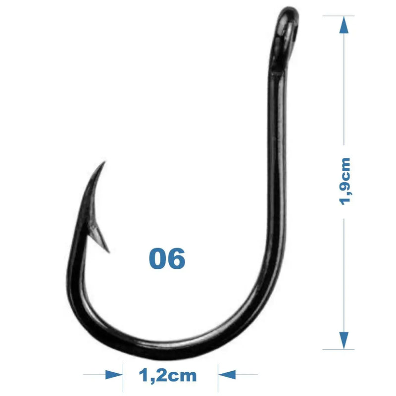 Hooked Marine Sports™ - Super Chinu 06 Black Nickel